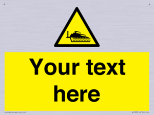 Custom warning grounding cruiser on lock cill